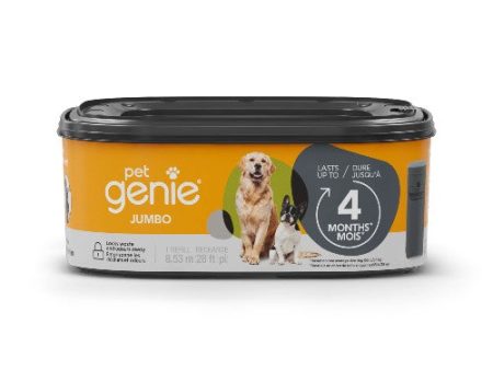 Pet Genie Recharge Jumbo 28  pour poubelle Pet Genie, Dure jusqu à 4 mois Sale