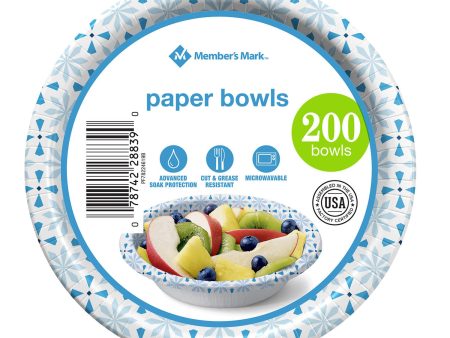 Member s Mark Ultra Snack Dip Paper Bowls (12 oz., 200 ct.) For Sale