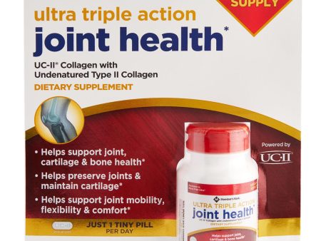 Member s Mark Ultra Triple Action Joint Health (125 ct.) on Sale