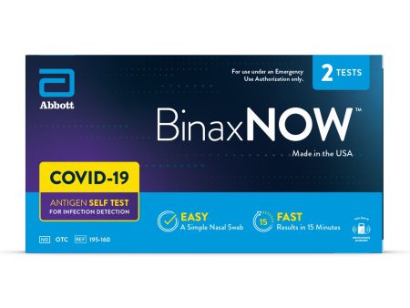 BinaxNOW COVID-19 Antigen Self Test (2 ct.) Online Sale