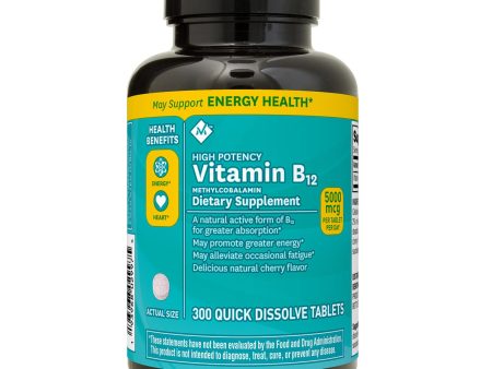 Member s Mark Sublingual Vitamin B12 5000mcg Methylcobalamin (300 ct.) Hot on Sale