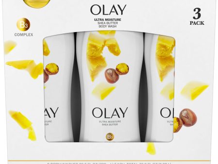 Olay Ultra Moisture Shea Butter Body Wash (23.6 fl. oz., 3 pk.) For Discount