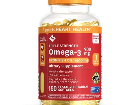 Member s Mark 900mg Triple Strength Omega-3 from Fish Oil (150 ct.) For Cheap