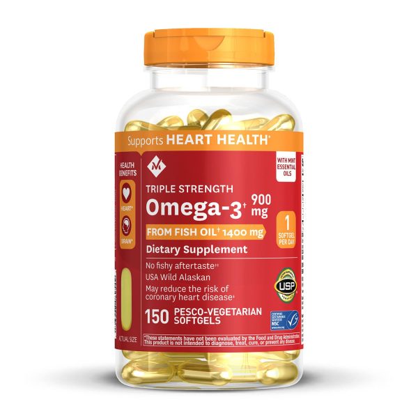 Member s Mark 900mg Triple Strength Omega-3 from Fish Oil (150 ct.) For Cheap