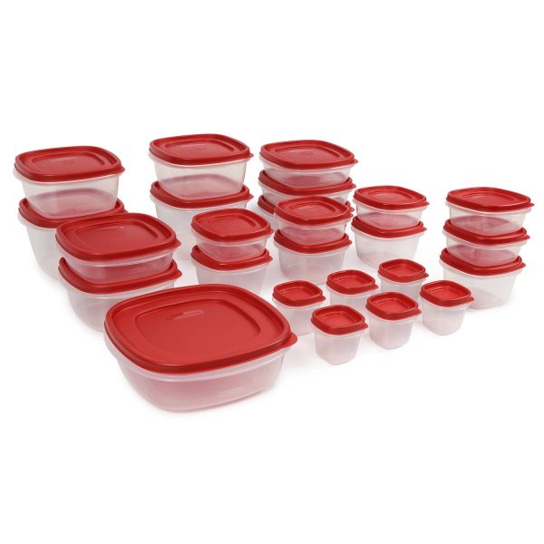 Rubbermaid 50-Piece Easy Find Lids Food Storage Set Fashion