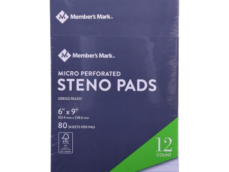 Members Mark Steno Pad 6  x 9  12-Pack For Discount