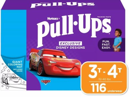 Huggies Pull-Ups Training Pants for Boys, 3T-4T 32-40 Pounds (116 Count) Online