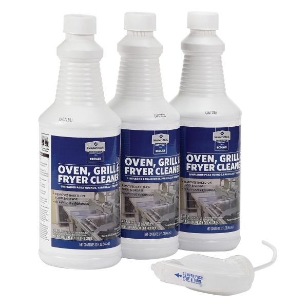 Member s Mark Commercial Oven, Grill and Fryer Cleaner (32 oz., 3 pk.) For Discount