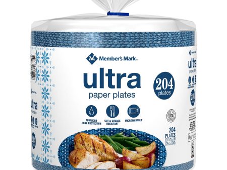 Member s Mark Ultra Dinner Paper Plates (10 , 204 ct.) Online Sale