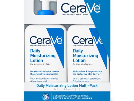 CeraVe Daily Moisturizing Lotion, Normal to Dry Skin (12 fl. oz., 2 pk.) on Sale