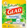 Glad ForceFlex Tall Kitchen Trash Bags, Gain Original Scent with Febreze Freshness (13 gal., 150 ct.) Supply