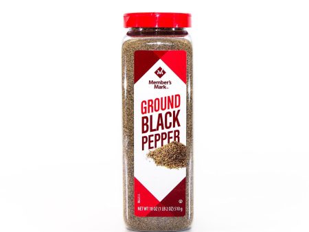 Member s Mark Ground Black Pepper (18 oz.) Hot on Sale