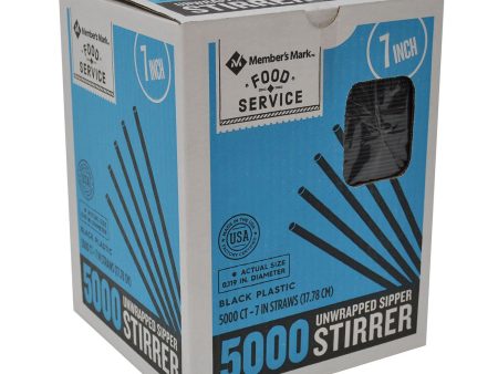 Member s Mark Sipper Stirrers, 7  (5,000 ct.) Hot on Sale