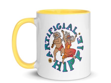 ARTIFICIAL HIPPIE Mug With Color Inside For Cheap