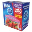 Ziploc Easy Open Tabs Storage Gallon Bags (208 ct.) Cheap