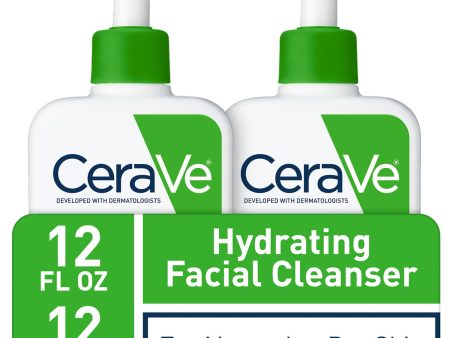 CeraVe Hydrating Facial Cleanser, Normal to Dry Skin (12 fl. oz., 2 pk.) Cheap