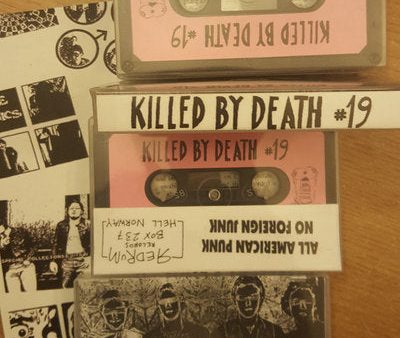 V A Killed By Death #19 Cassette Cheap