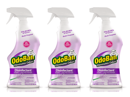 OdoBan Ready-to-Use Odor Eliminator & Laundry Refresher, 32 Fl Oz (Pack of 3), Lavender Cheap