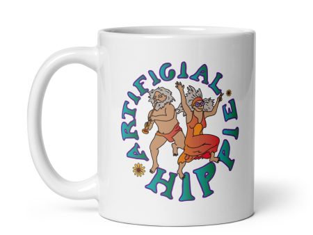 ARTIFICIAL HIPPIE White Glossy Mug Online