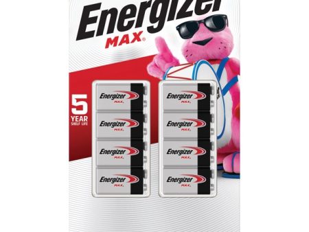 Energizer MAX 9 Volt Alkaline Batteries (8 Pack) Online now