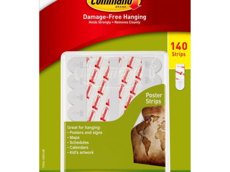 Command Poster Hanging Strips Club Pack, 140 Count Fashion