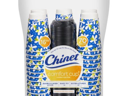 Chinet Comfort Cup Hot Cups & Lids (16 oz., 70 ct.) Sale