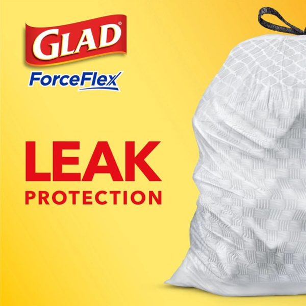 Glad ForceFlex Tall Kitchen Trash Bags, Gain Original Scent with Febreze Freshness (13 gal., 150 ct.) Supply