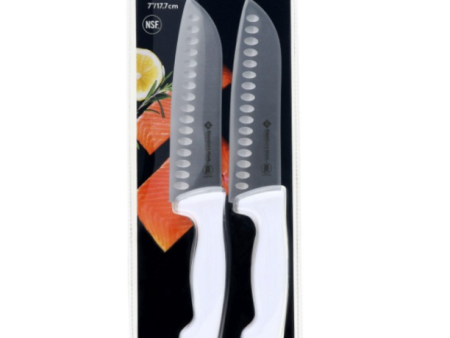 Member s Mark 7  Santoku Slicing Knives with Non-Slip Handle (2 pk.) Supply