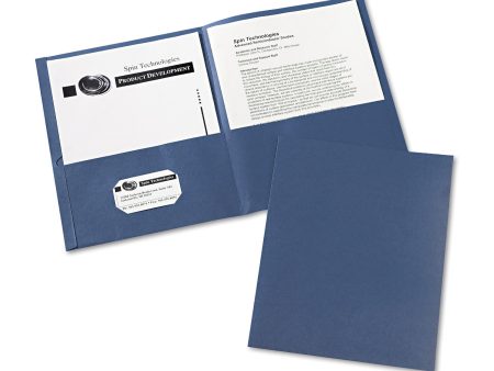 Avery Two-Pocket Folder, 40-Sheet Capacity, Dark Blue, 25 Box Online Hot Sale