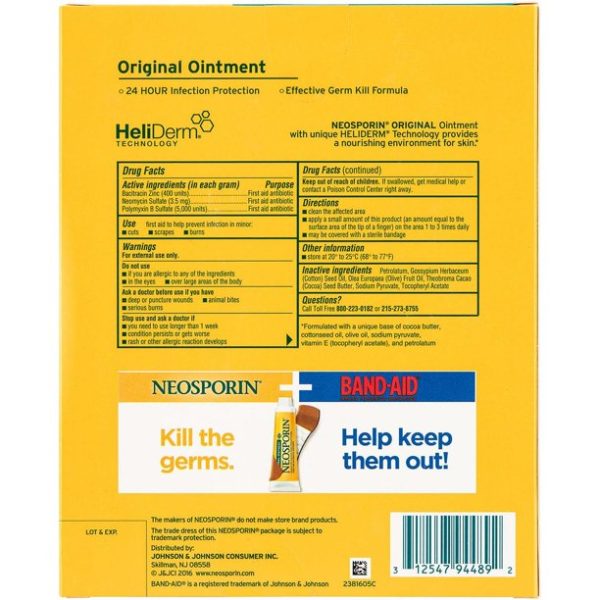 Neosporin Original Ointment (1 oz. tube + .5 oz. tube, 2 pk.) Online now