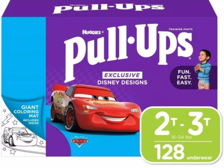 Huggies Pull-Ups Training Pants for Boys Size: 2T-3T - 128 ct. (18-34 lbs.) For Cheap