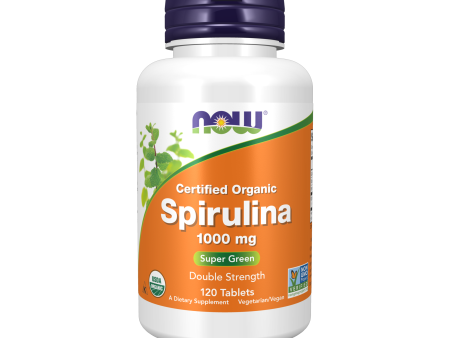 Organic Spirulina 1000 mg 120 tabs Hot on Sale