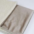 Cat & Kitten Blanket in Mushroom Velvet by Lords & Labradors For Sale