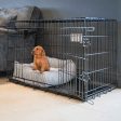 Cosy & Calming Puppy Crate Bed With Removable Covers in Regency Stripe by Lords & Labradors Online Sale