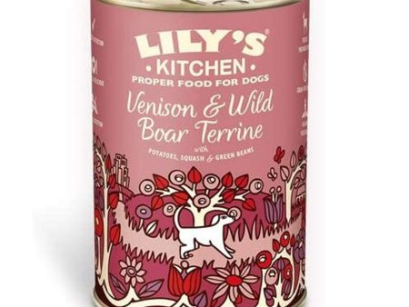 Lily s Kitchen Venison and Wild Boar Terrine Dog Food (Case of 6) Sale