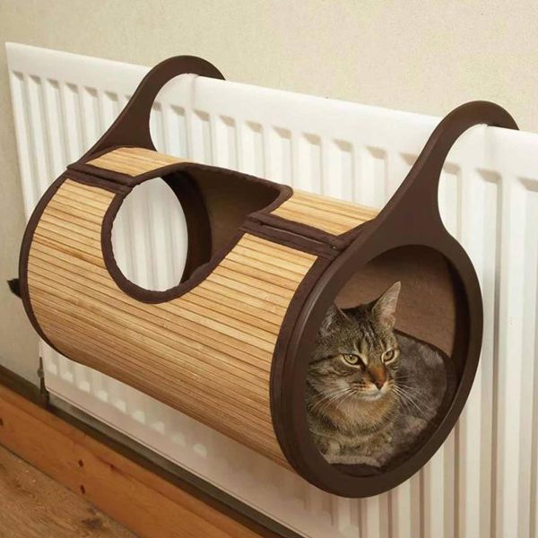 Jolly Moggy Bamboo Radiator Cat Bed Online Hot Sale