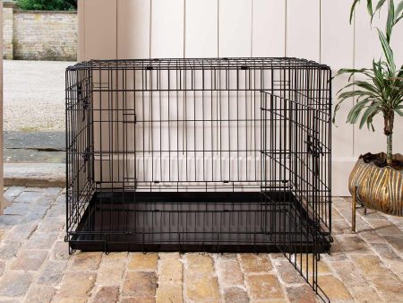 Heavy Duty Deluxe Dog Crate in Black by Lords & Labradors Discount