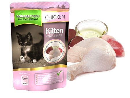 Natures Menu Kitten Pouch Chicken 100g Sale