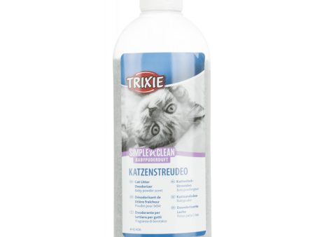 Trixie Simple & Clean Fragranced Litter Deodoriser - Baby Powder on Sale