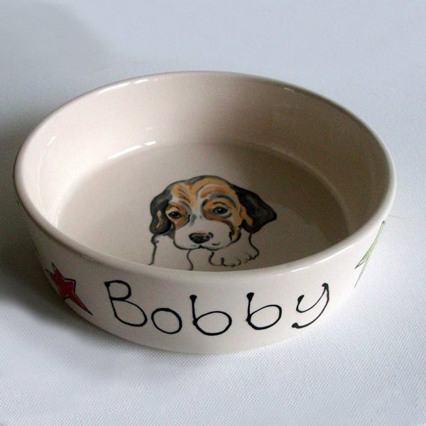 Portrait Dog Bowl by Purple Glaze - Straight Discount