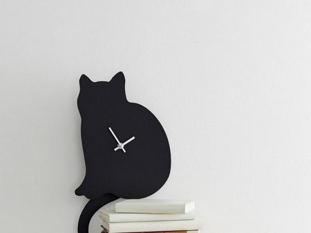 Wagging Tail Cat Clock by The Labrador Company on Sale