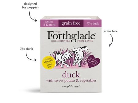 Forthglade Grain Free Duck Puppy Food (Case of 18) For Sale