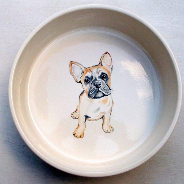 Portrait Dog Bowl by Purple Glaze - Straight Discount