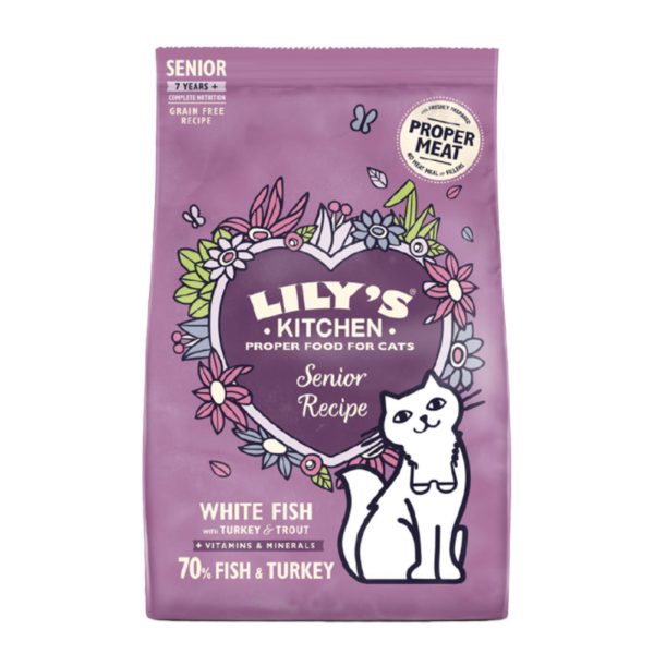 Lily s Kitchen Fish & Turkey Senior Dry Cat Food 800g Online Sale